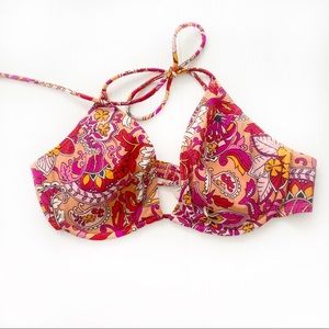Victoria’s Secret Paisley Bikini Top Sz 36C